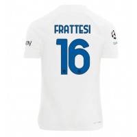 Dres Inter Milan Davide Frattesi #16 Gostujuci 2023-24 Kratak Rukav